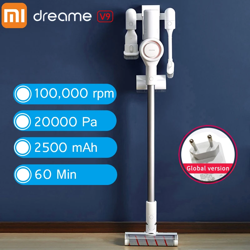 Xiaomi Dreame V9 ручной беспроводной пылесос портативный беспроводной циклонный фильтр ковер пылесборник многофункциональный домашний