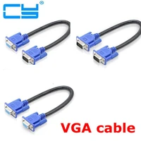 30cm 50cm hd15pin vga d sub short video cable cord male to male mm male to female and female to female rgb cable for monitor