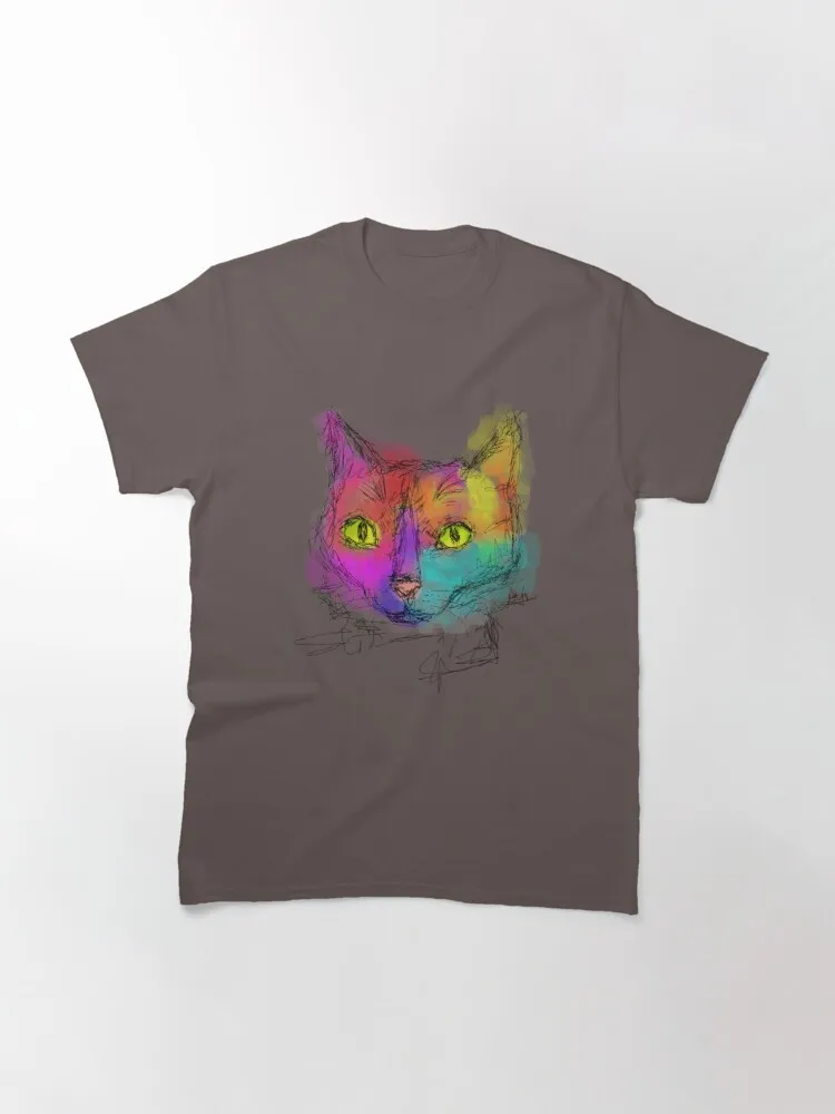 

Женская Классическая футболка с котом