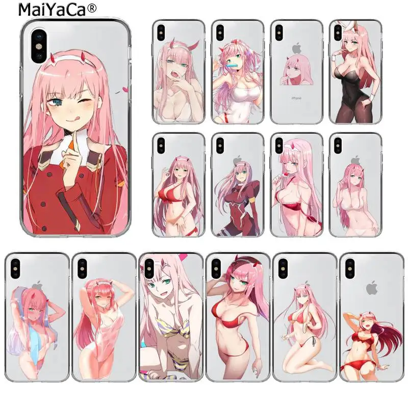 Новинка MaiYaCa нулевые два любимых в FranXX аниме Чехлы для iphone 12pro max 11 pro XS MAX 8 7 6S Plus X 5S SE
