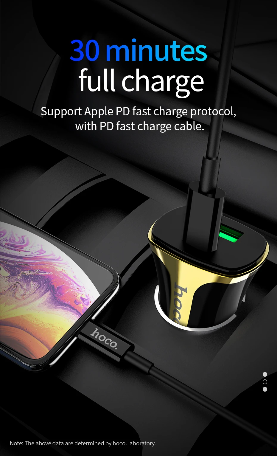 Автомобильное зарядное устройство HOCO PD QC 3,0 USB зарядное устройство для samsung S8 S9 S10 Xiaomi Mi9 huawei USB Автомобильное зарядное устройство 18 Вт 3A адаптер