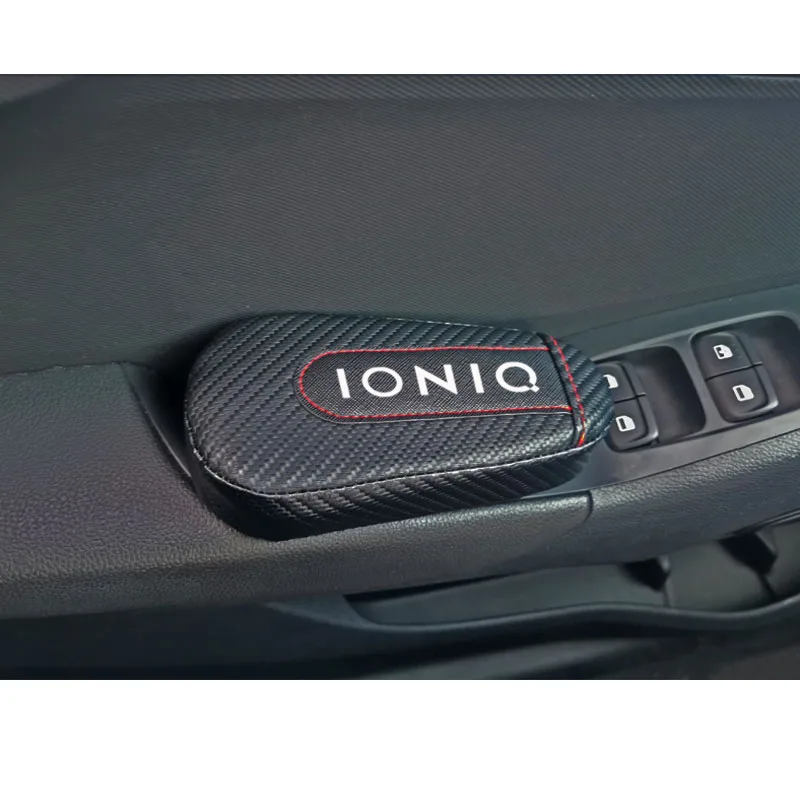 Автомобильный Стайлинг для Hyundai Ioniq 1 шт. углеродное волокно кожа подушка ног