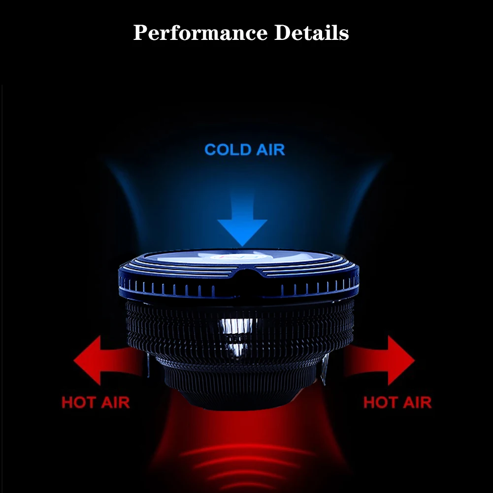 ПК Процессор охлаждающий вентилятор Ventilador 120 мм цветной RGB 3 Pin для Intel LGA 1200 1150 1151 1155
