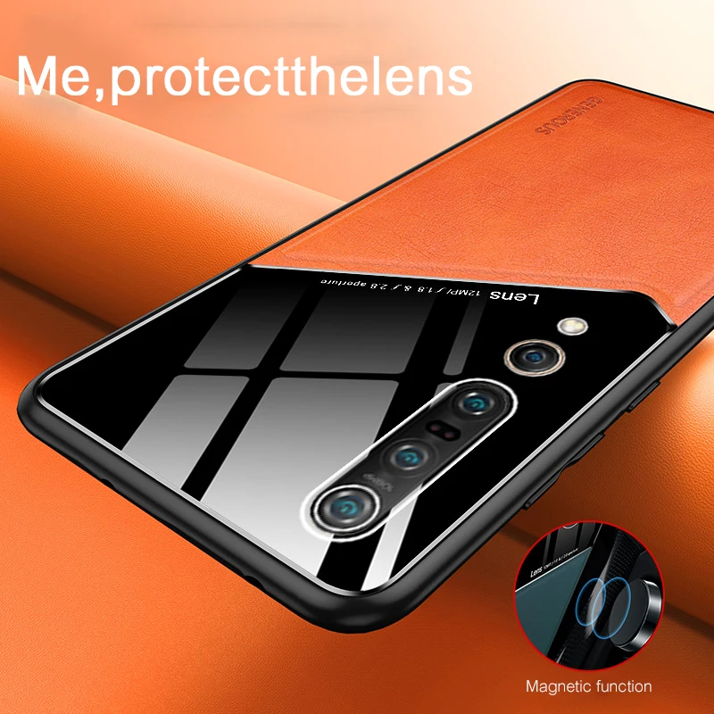 Phone Case For Xiaomi Mi 10 Pro Ultra Mi Note 10 Lite Luxury Leather Camera Protection Cover For Redmi K30 K20 Mi 9T Pro Cases