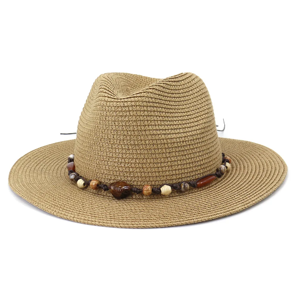 

Соломенная женская и мужская шляпа от солнца, джазовая фетровая шляпа, серая Панама, новинка 2021, летняя шляпа, женская шляпа