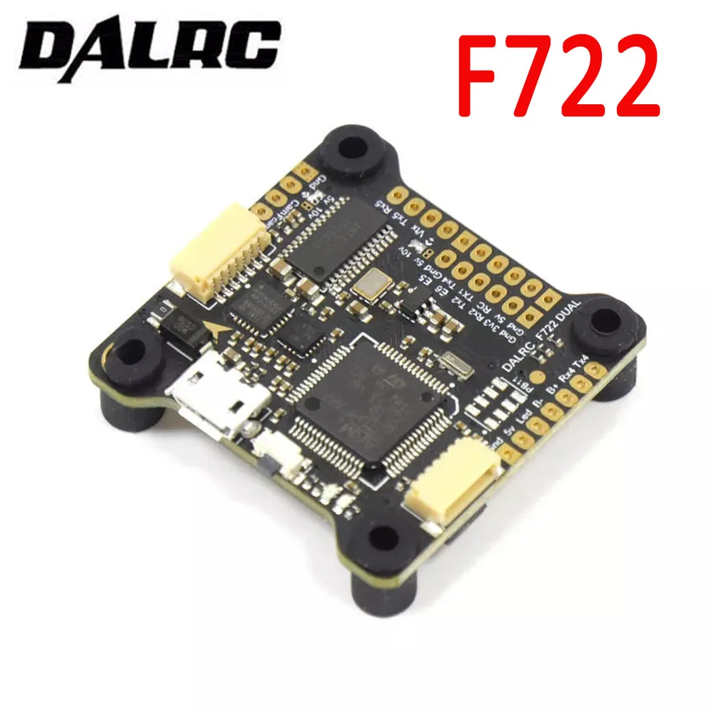 Контроллер полета DALRC F722 DUAL STM32F722RGT6 интегрированный контроллер OSD BEC 5 в 12A l MCU6000 и