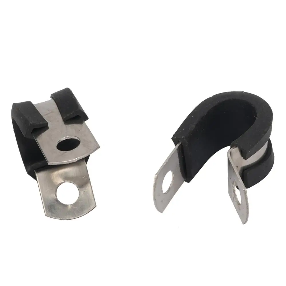 Anti-friction Pipe Fastening Buckle 9.52mm Hose Securing Clip Irrigation Water Hasps Locks Clips Misting System Tube | Дом и сад