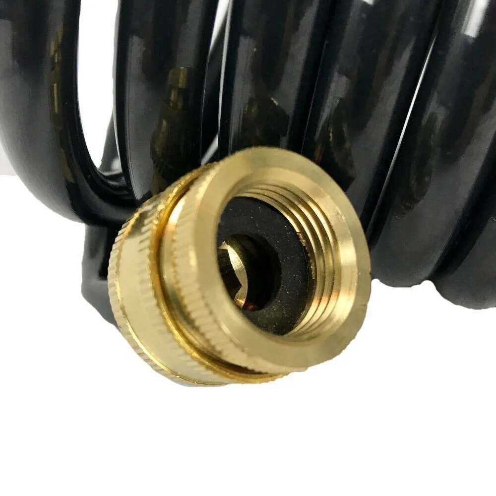 6 5 м спиральный шланг и триггерное сопло латунные адаптеры лодка морская катушка