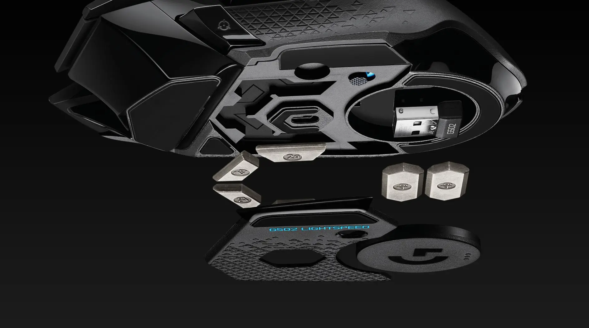 Беспроводная игровая мышь logitech G502 LIGHTSPEED 2,4 ГГц HERO 16000 dpi RGB для Overwatch MMO MOBA mouse Gamer