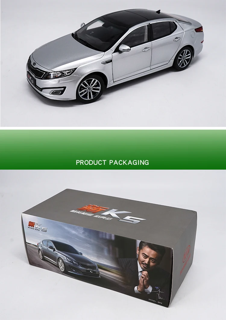 1:18 KIA K5 легированная модель автомобиля статические высокой моделирования металлические модельные автомобили с оригинальной коробкой
