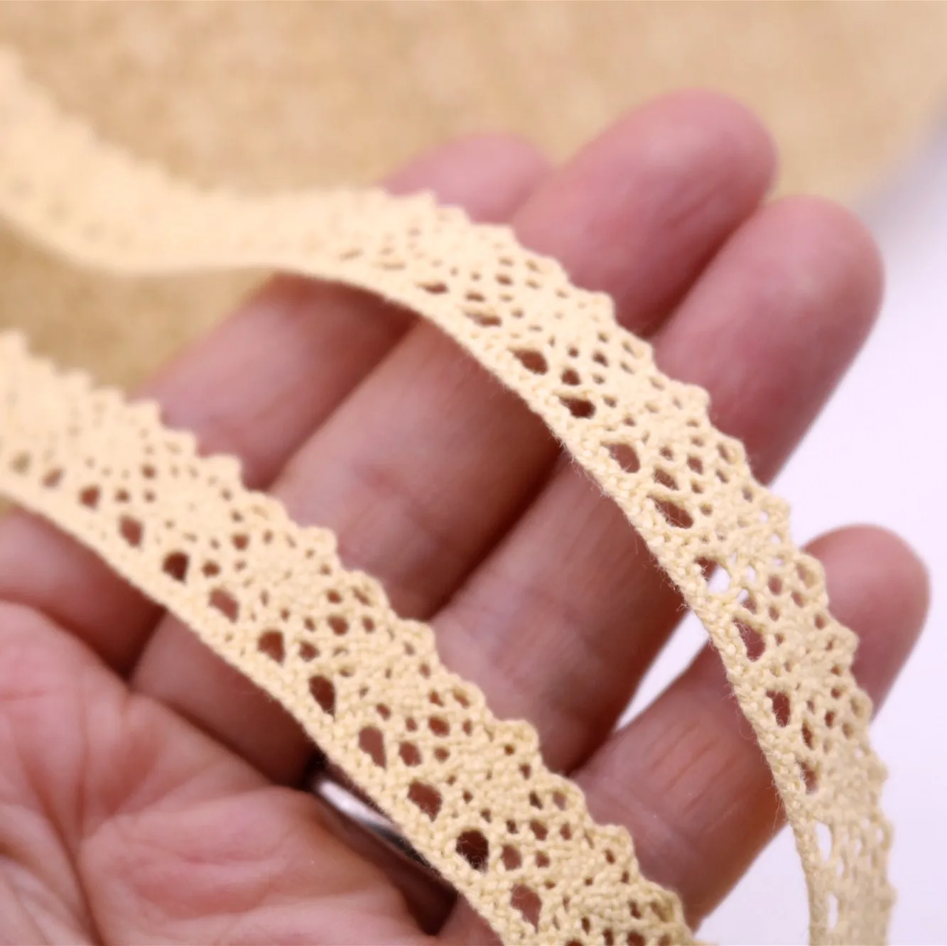 1 м гипюровая кружевная ткань 2020 3 см Ленточные Кружева с вышивкой обрезанная