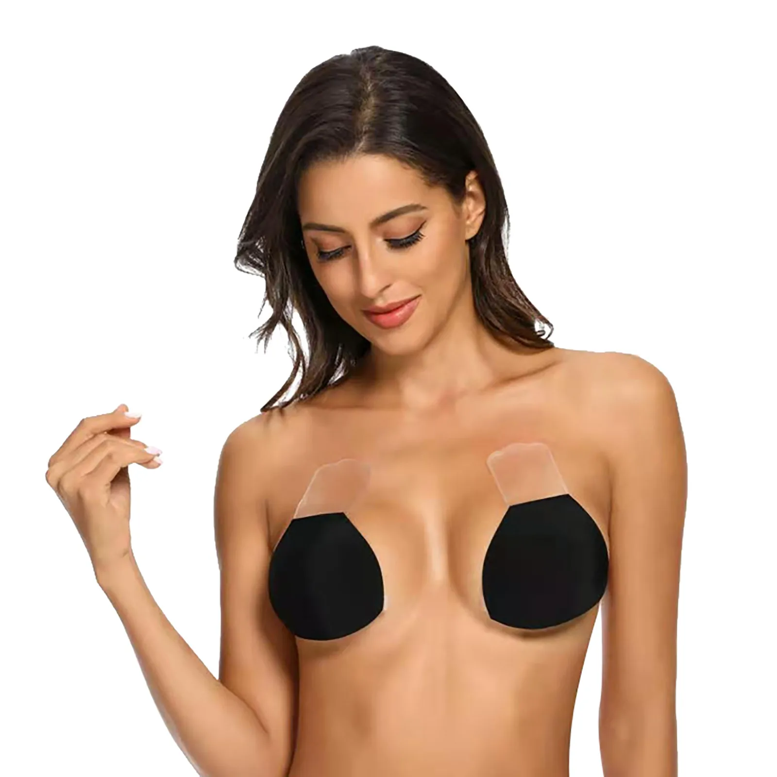 Удобные Бюстгальтеры без бретелек для женщин сексуальный Невидимый липкий