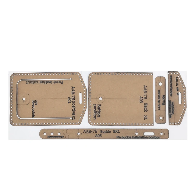 1 Набор сделай сам для кожи ручной работы на заказ Флип Чемодан бирка Швейная Pattern