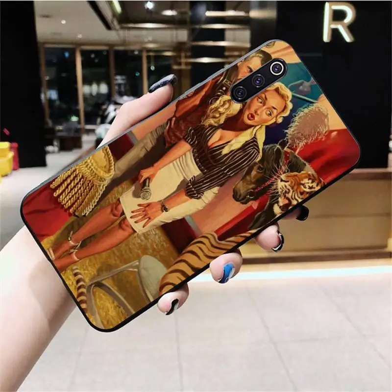 

WW2 Sexy Pin up Girl Vintege TPU Soft Silicone Phone Case Cover for Xiaomi Mi10 10Pro 10 lite Mi9 9SE 8SE Pocophone F1 Mi8 Lite