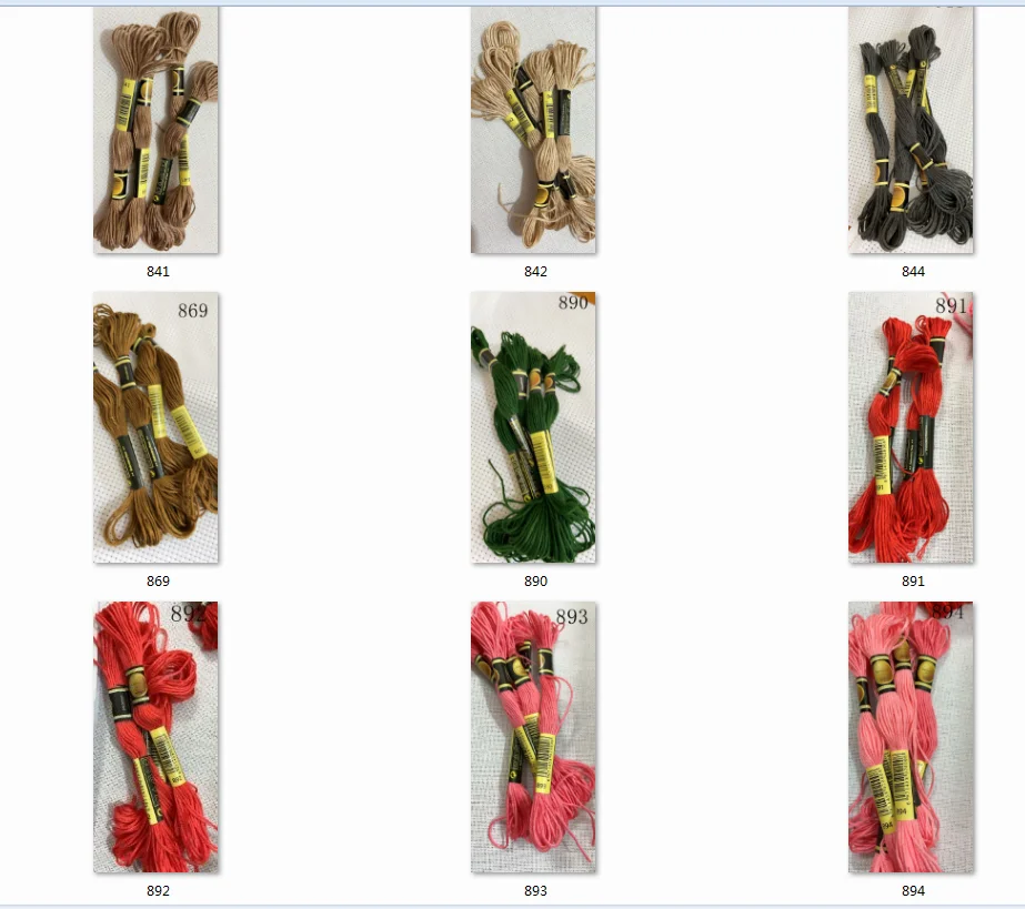Выберите понравившийся цвет 10 шт. нитки для вышивки крестом/Крест вышивания