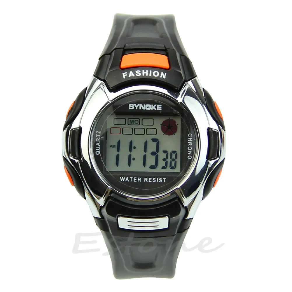 

Candy Colors Sports Style Attractive Design Waterproof Multifunction Sport Electronic Digital Wrist Watch For Child Boy Girl
