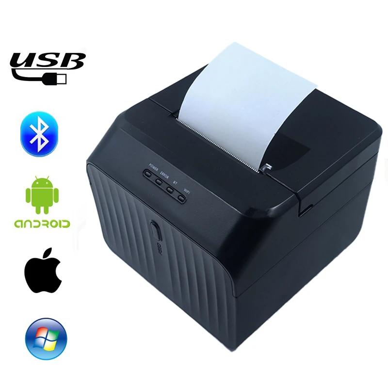 58mm thermal barcode receipt printer Pos machine bill tickect printers with USB bluetooth use for android iSO