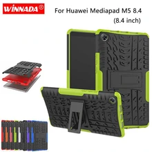 For Huawei MediaPad M5 8.4 inch case M5 8 SHT-AL09 SHT-W09 Tablet armor case TPU+PC Shockproof Stand Cover