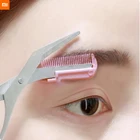 Новинка триммер для бровей Xiaomi ножницы с расческой удаление волос на лице уход формирование бритвы косметические аксессуары для макияжа