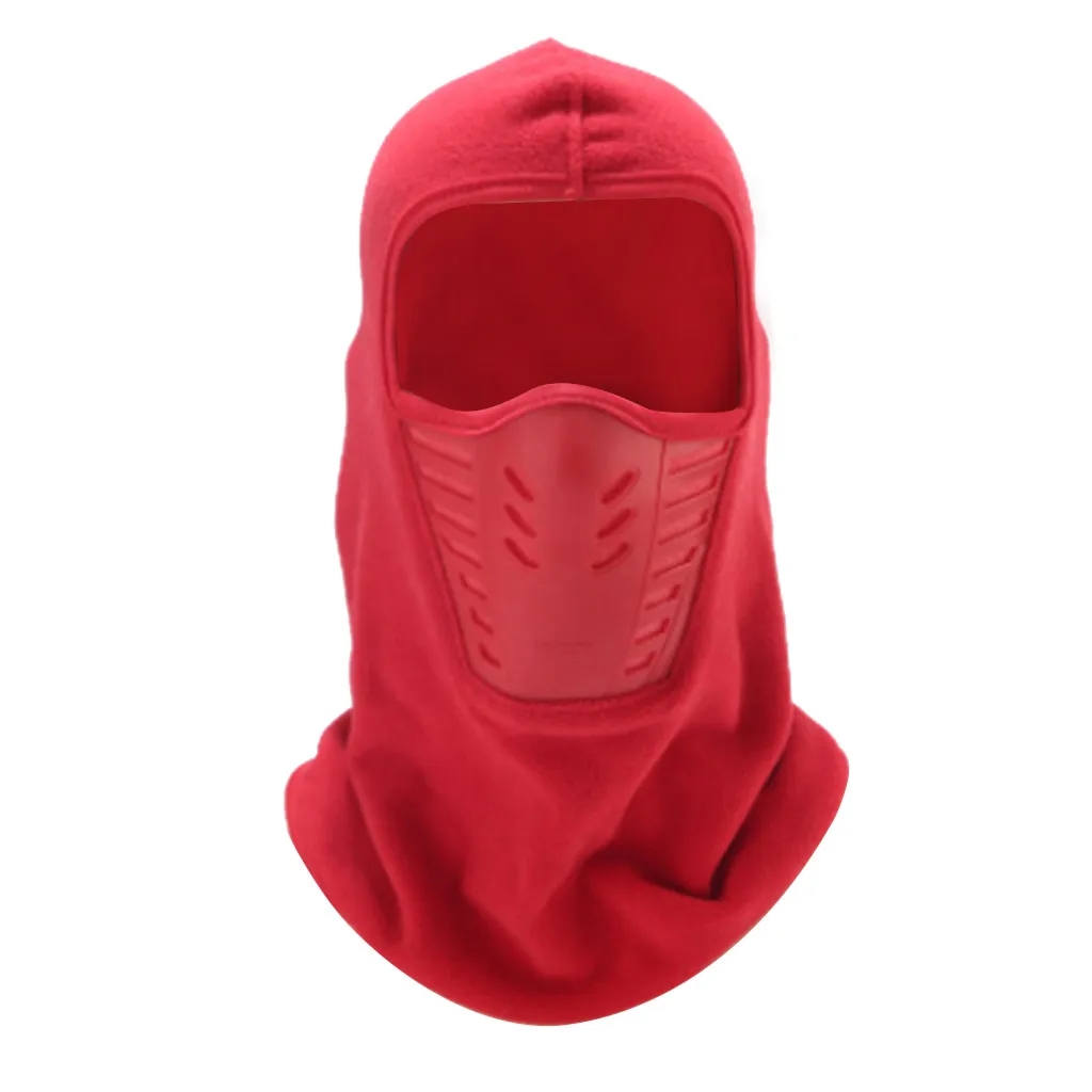 Велоспорт зима флис теплый Полный лицевой чехол Анти пыль ветрозащитная Лыжная