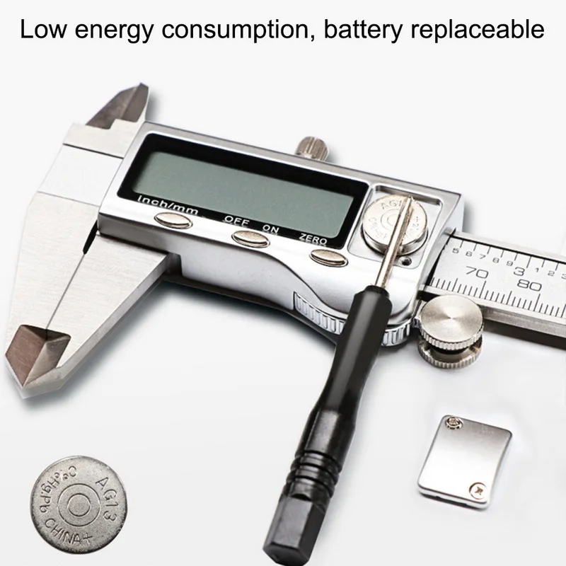 Цифровой штангенциркуль 6 дюймов 150 мм из нержавеющей стали Электронный