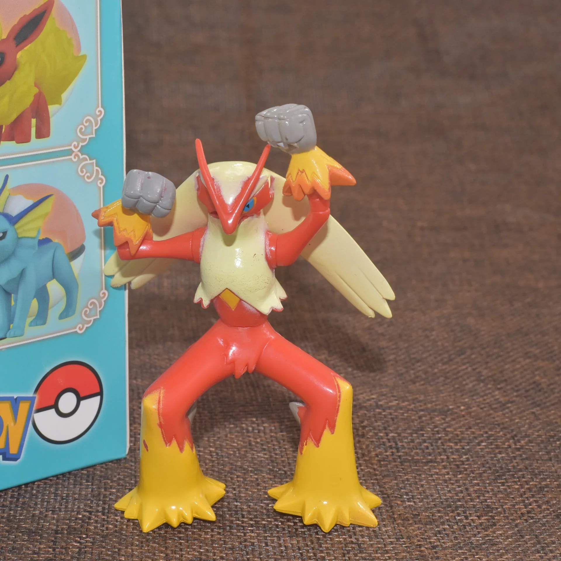 no retail box 6-8 см Большой размер Arceus Zekrom Blaziken Machamp Pinsir фигурка игрушки детские подарки pokemones прекрасный автомобиль украшение подарки - Цвет: no retail box