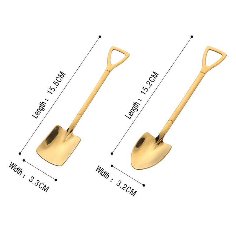 Мини Ложка 304 для кофе из нержавеющей стали ложка мороженого инженерным железным