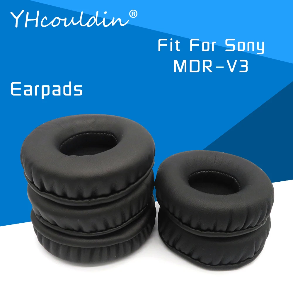 

YHcouldin Earpads For Sony MDR V3 MDR-V3 Headphone Accessaries Replacement Wrinkled Leather Soft Material