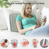 electric heating pad washable fast heating massage warmer cushion treatment seat pad waist pain relief home office portability