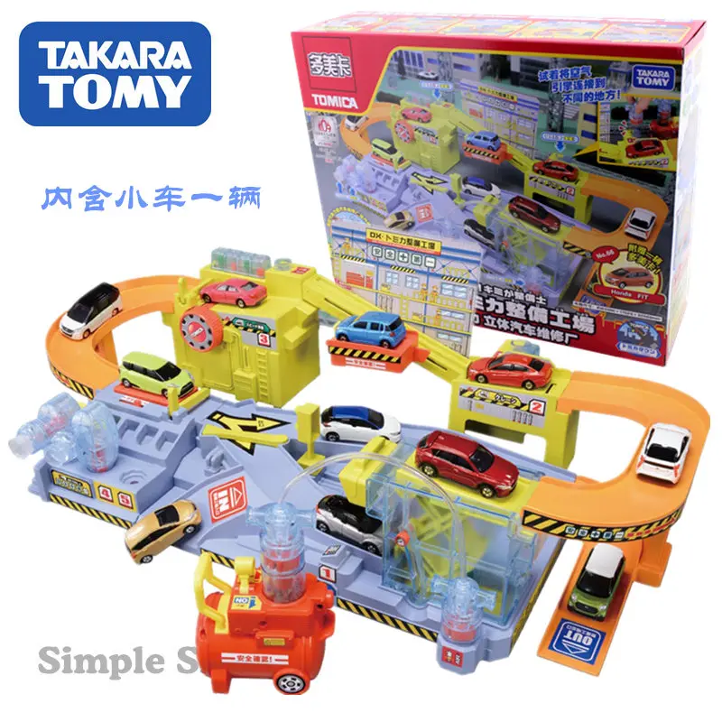 Takara Tomy Tomica Town Dx завод по обслуживанию воздушной мощности игрушечный Игровой