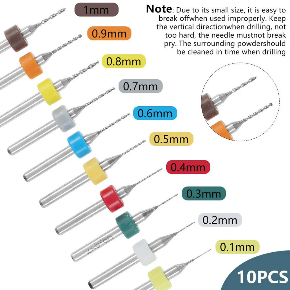 

Tools Hand Drill Micro Drill Bit Set 57 Piece Bit 0.1-3mm DIY Model Craft