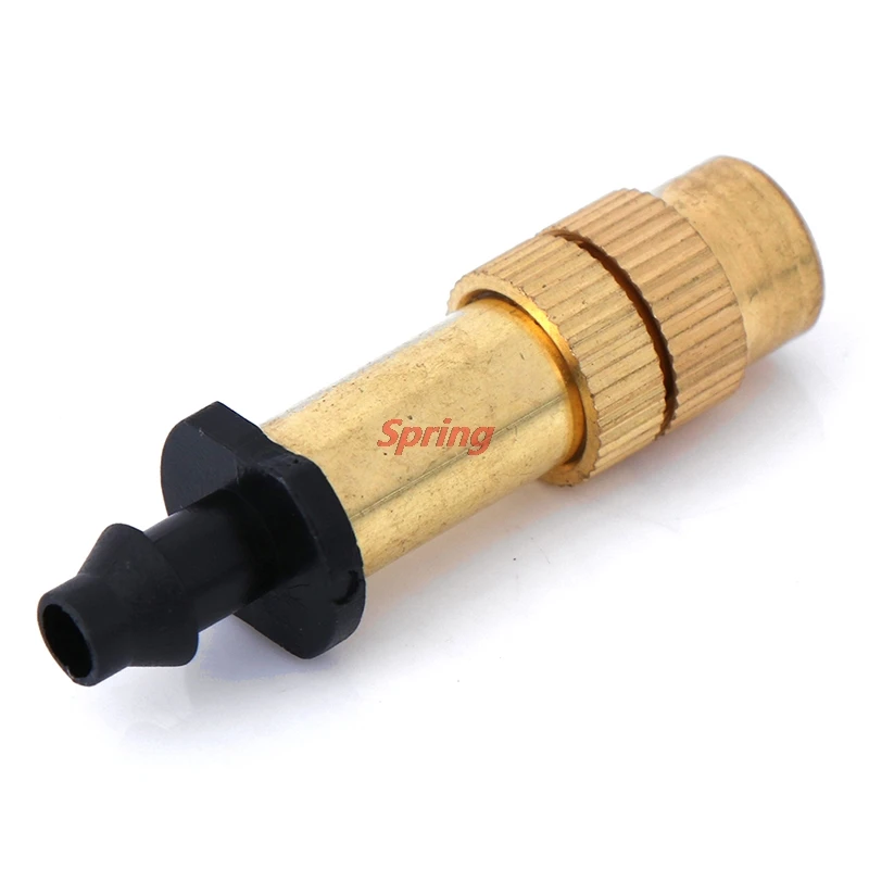 

New Adjustable Brass Spray Sprinklers Nozzle Misting Systems Atomizing Sprinkle For Garden Lawn Watering Irrigation Villa Cool