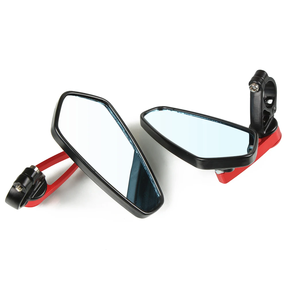 7/8&quot 22MM Rear View Mirror Motorcycle Motorbike Cafe Racer Grip Rearview Handlebar Mirrors FOR YAMAHA DUCATI HONDA | Автомобили и