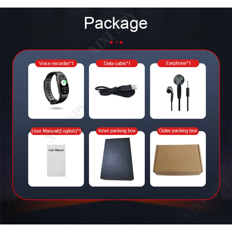 XIXI шпионский диктофон аудио мини звук Профессиональный микро цифровой