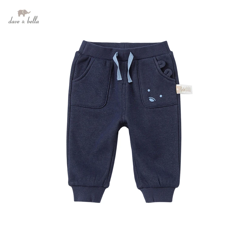 

DBX19293 dave bella winter baby boys fashion cartoon pants children full length kids boy pants infant toddler trousers