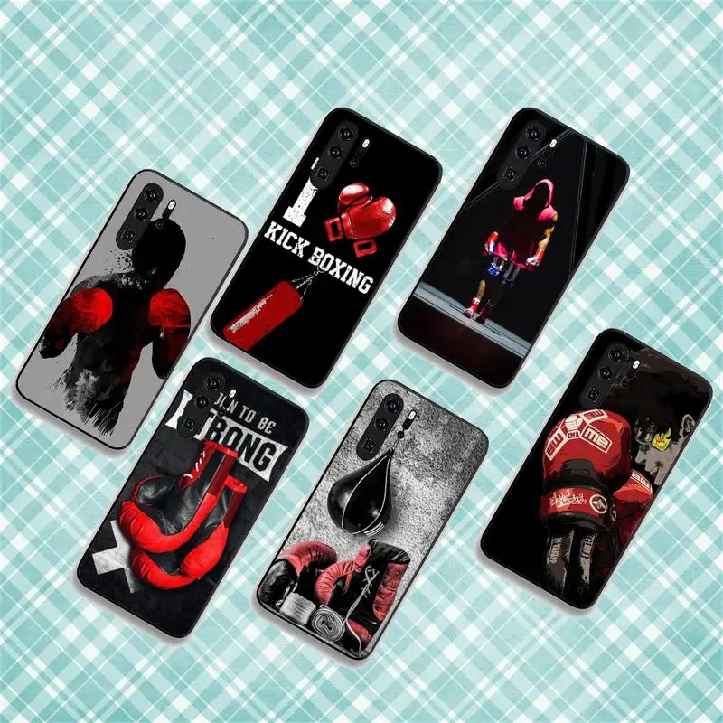 

I Love Kick Boxing Phone Case For Huawei G7 G8 P7 P8 P9 P10 P20 P30 Lite Mini Pro P Smart Plus Cove Fundas