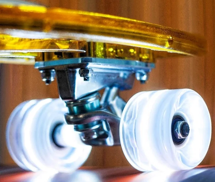 

1pcs 60mmLED Longboard Wheels Small Fish Board Banana Board Luminous Wheels Professional Skateboard PU Wheels