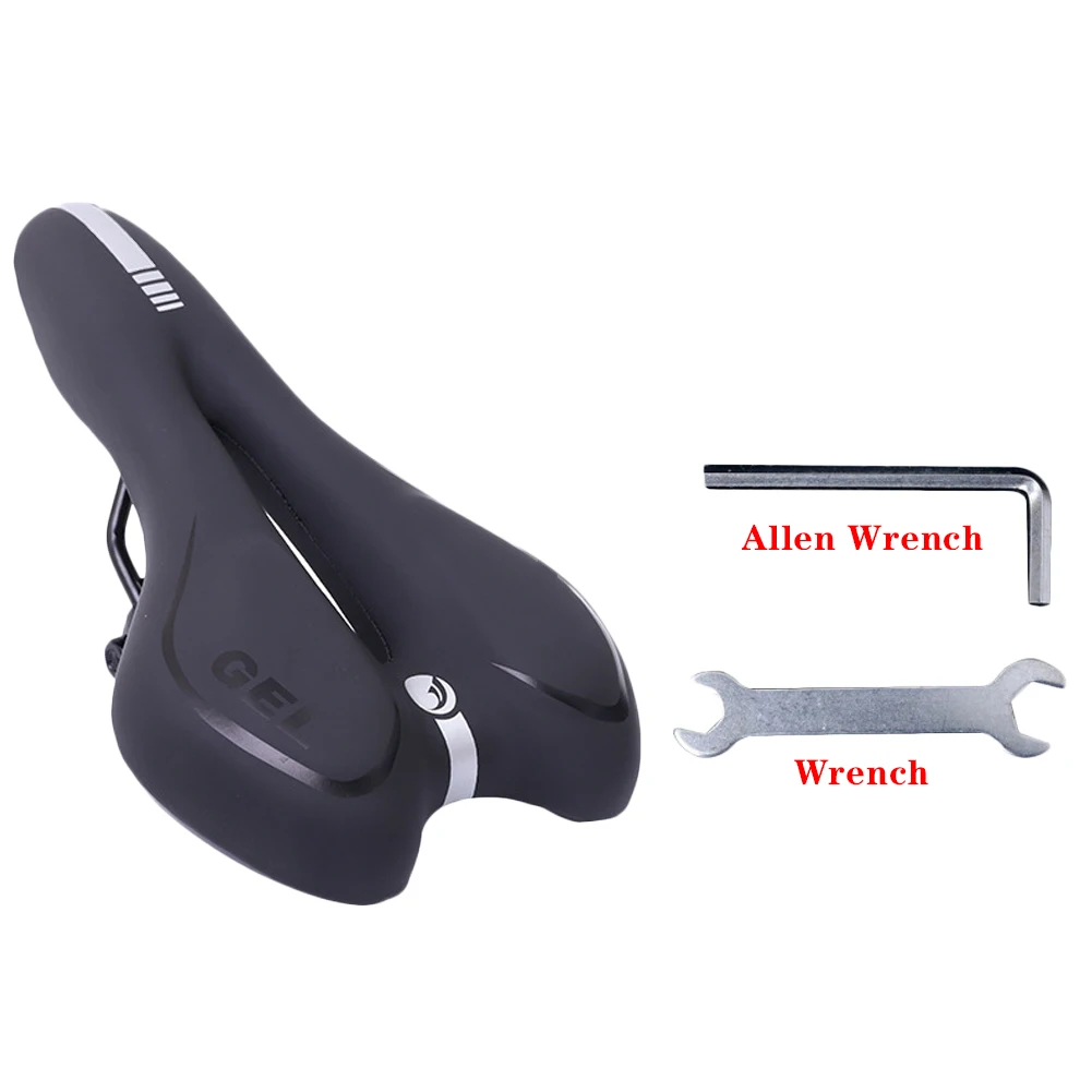 

Bicycle Silicone Cushion Bicycle Saddle Mountain Bike Cushion Bicycle Seat Bicycle Accessories Universal Bicycle Super Soft
