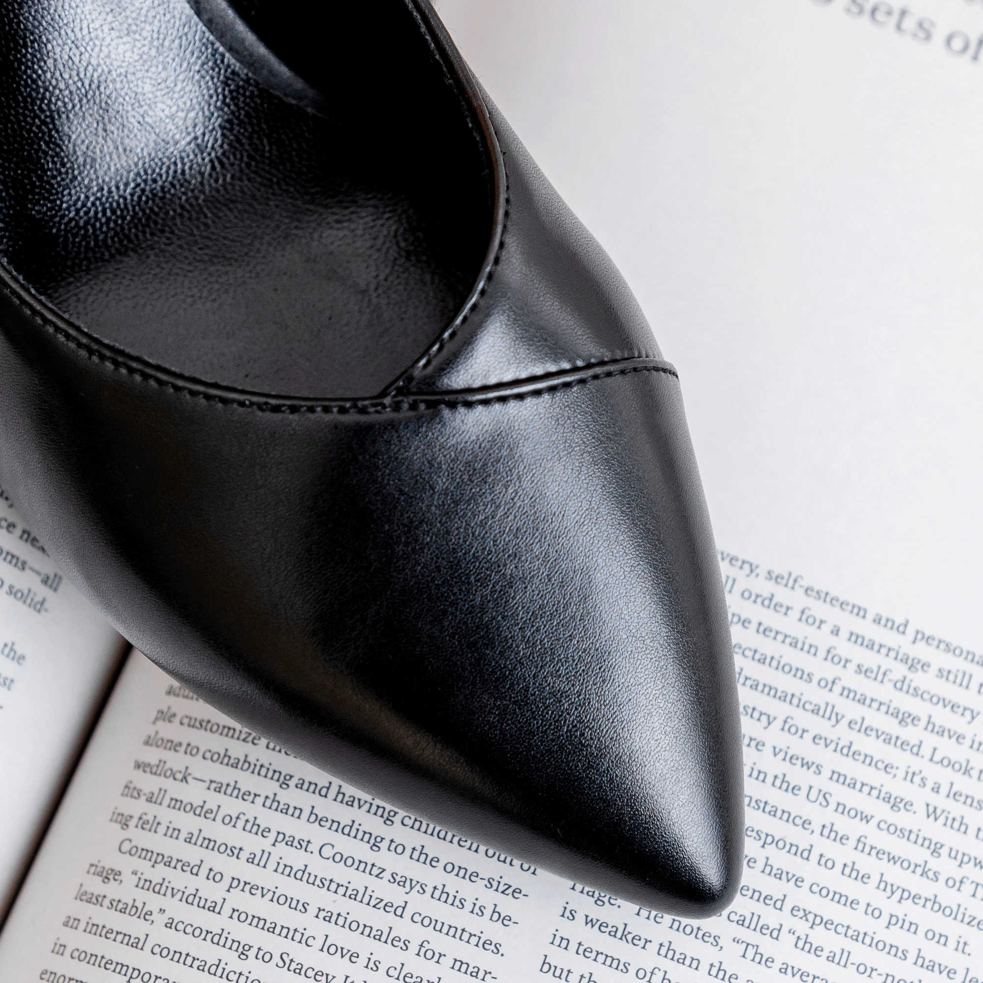 PQECFS big size 30-43 high quality spring &amp autumn fashion solid women pointed toe thin heels pumps 2 colors | Обувь