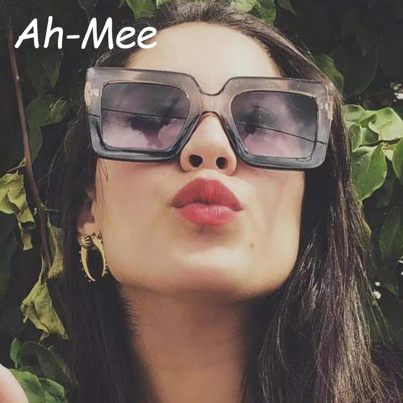 Солнцезащитные очки с градиентными линзами женские винтажные большие