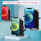 RJ INCELL экран для iPhone 12 Pro Max Мини ЖК-дисплей 3D Сенсорная панель 1:1 OEM 12Pro замена цифровой сборки истинный тон