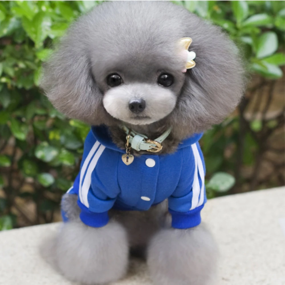 

Winter Warm Pet Dog Clothes Soft Cotton Four-legs Hoodies Outfit For Small Dogs Chihuahua Pug Sweater Clothing Puppy Coat Jacket