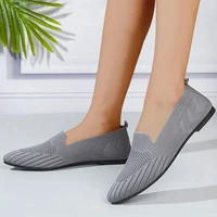 women flats pointed toe slip on solid color ladies shoes 2021 spring summer new fashion outdoor casual comfy female footwear