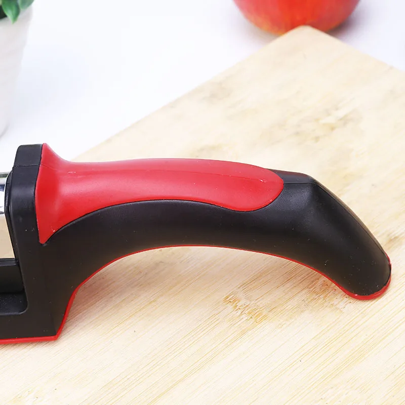 Ручная точилка для ножей 2 ступенчатая Вольфрамовая стальная Керамическая с