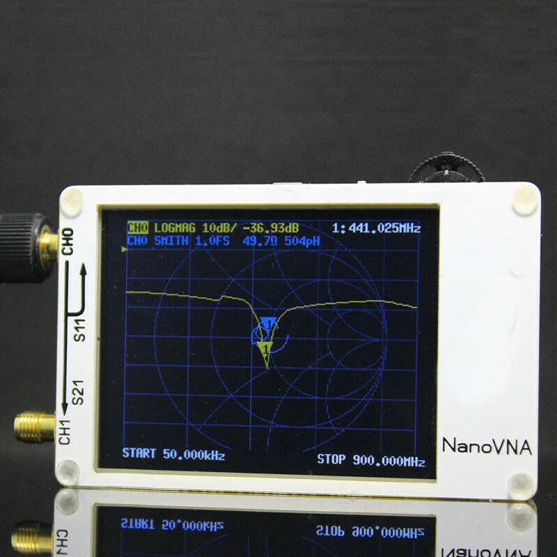 Бесплатная доставка NanoVNA VNA 2 8 дюймов ЖК дисплей кв УКВ УФ вектор сетевой