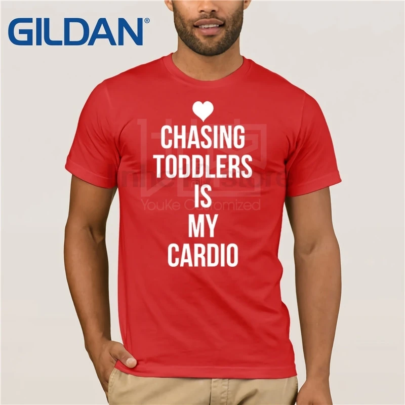Забавная детская футболка с надписью I Cardio для детей ясельного возраста Футболка