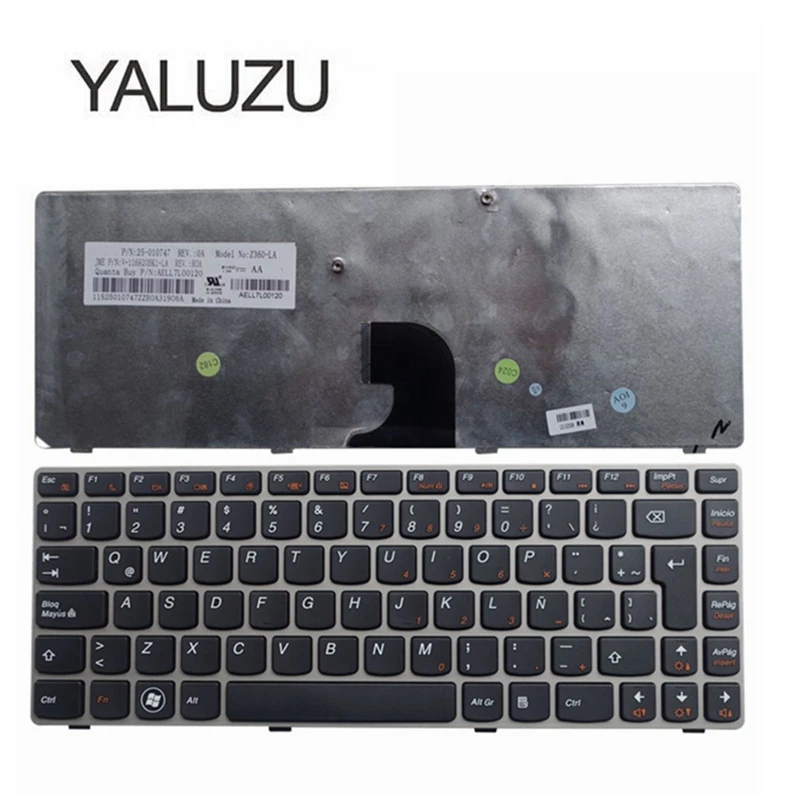 Латиноамериканская клавиатура YALUZU для ноутбука Lenovo Z360 Z360A Z360G Z360P G360 G360A