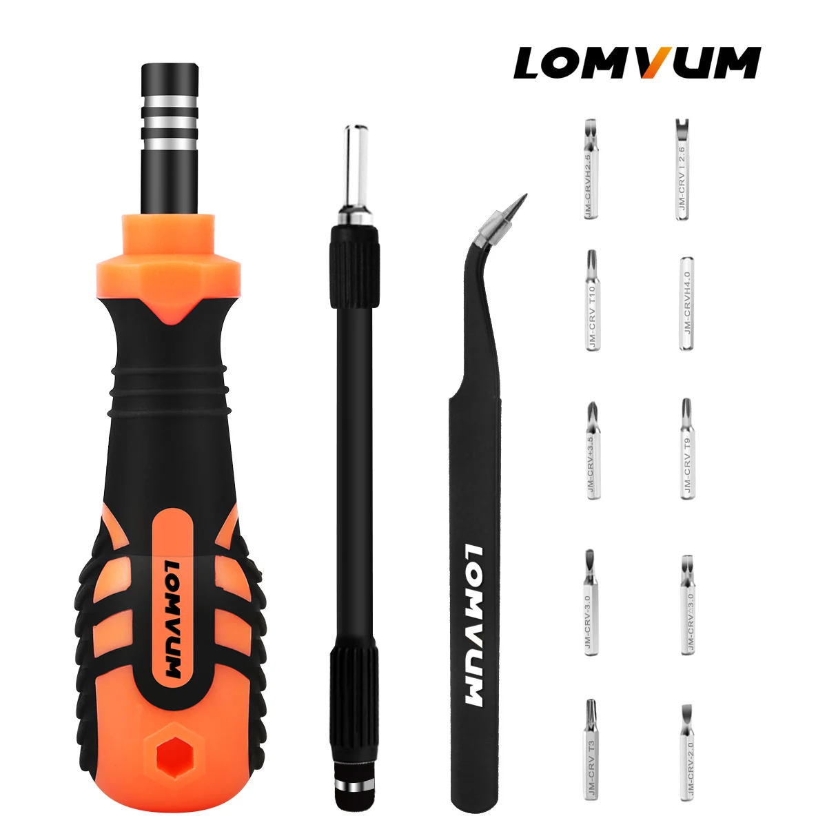 LOMVUM мини-отвертка набор магнитных прецизионных отверток Набор разборных хромированных отверток Vandium Набор бит
