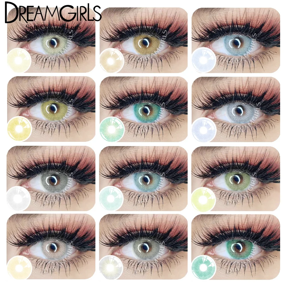 Dreamgirls бразильские Solotica цветные контактные линзы для глаз красота