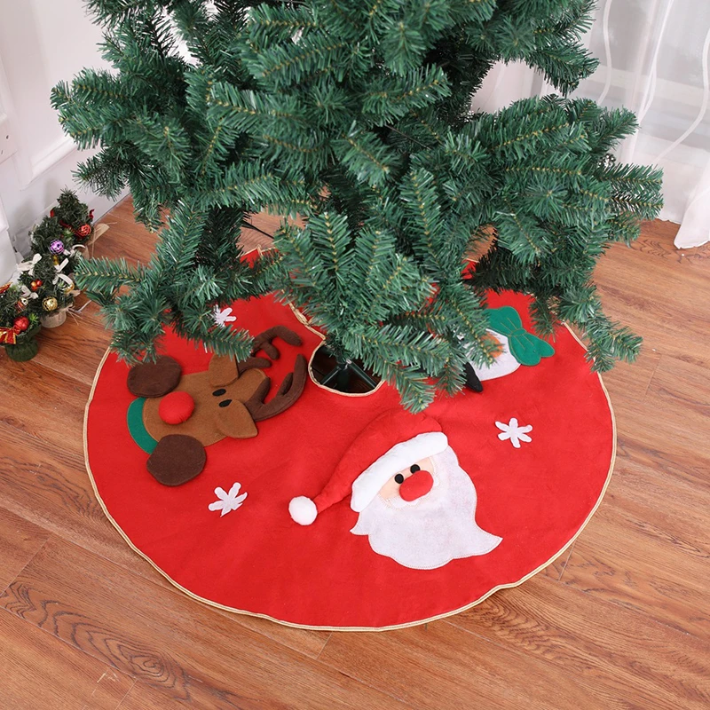 

Christmas Tree Skirt Christmas Party Holiday Indoor Outdoor Decoration Mat AC889